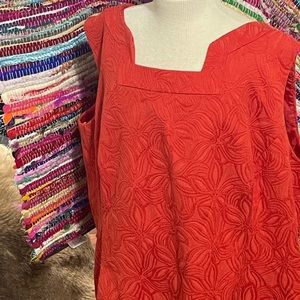 Colorful Retro style sleeveless dress